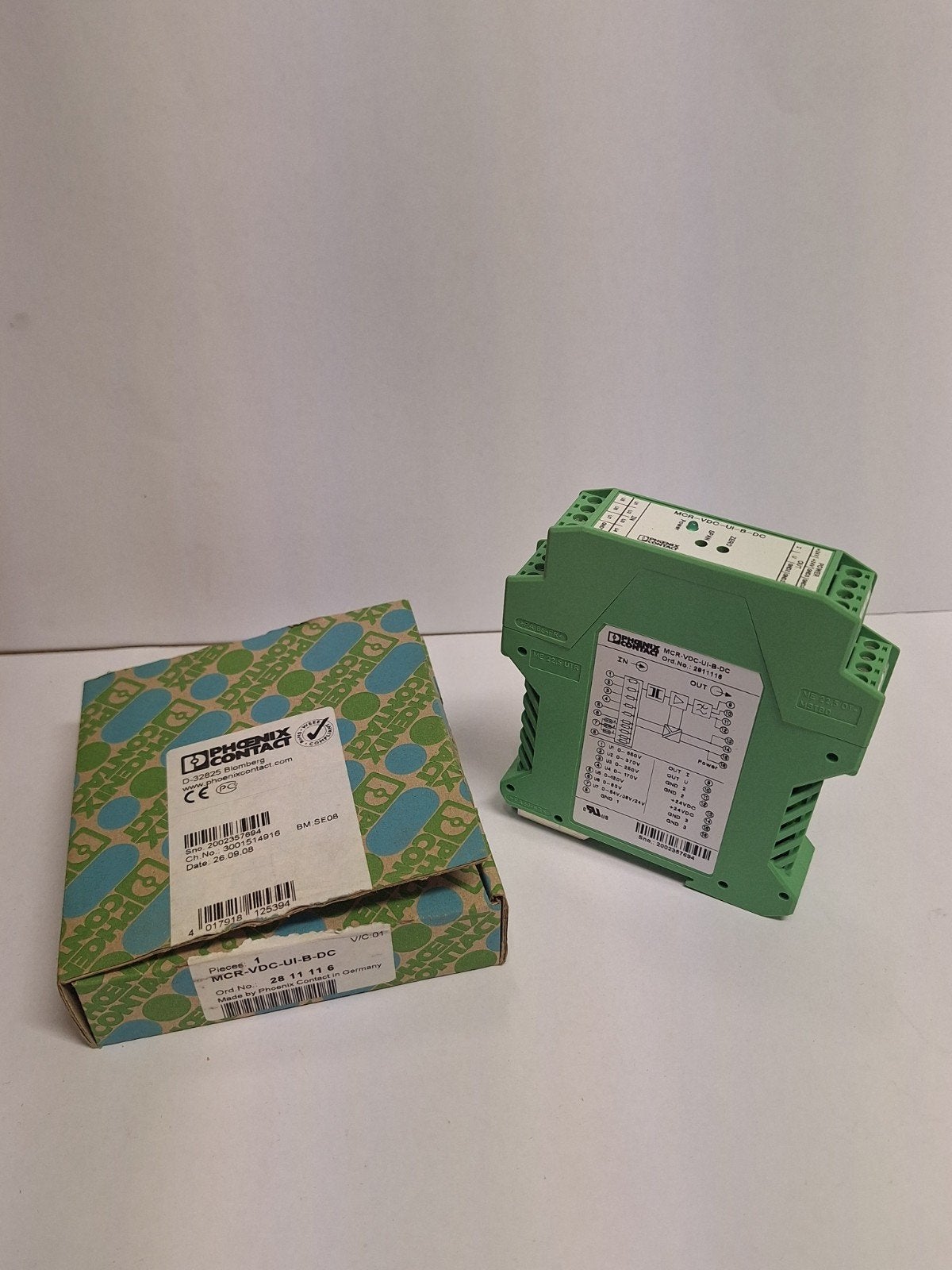 Phoenix contact Mcrvcduibdc 2811116 24v safety relay contact, Ophalen of Verzenden