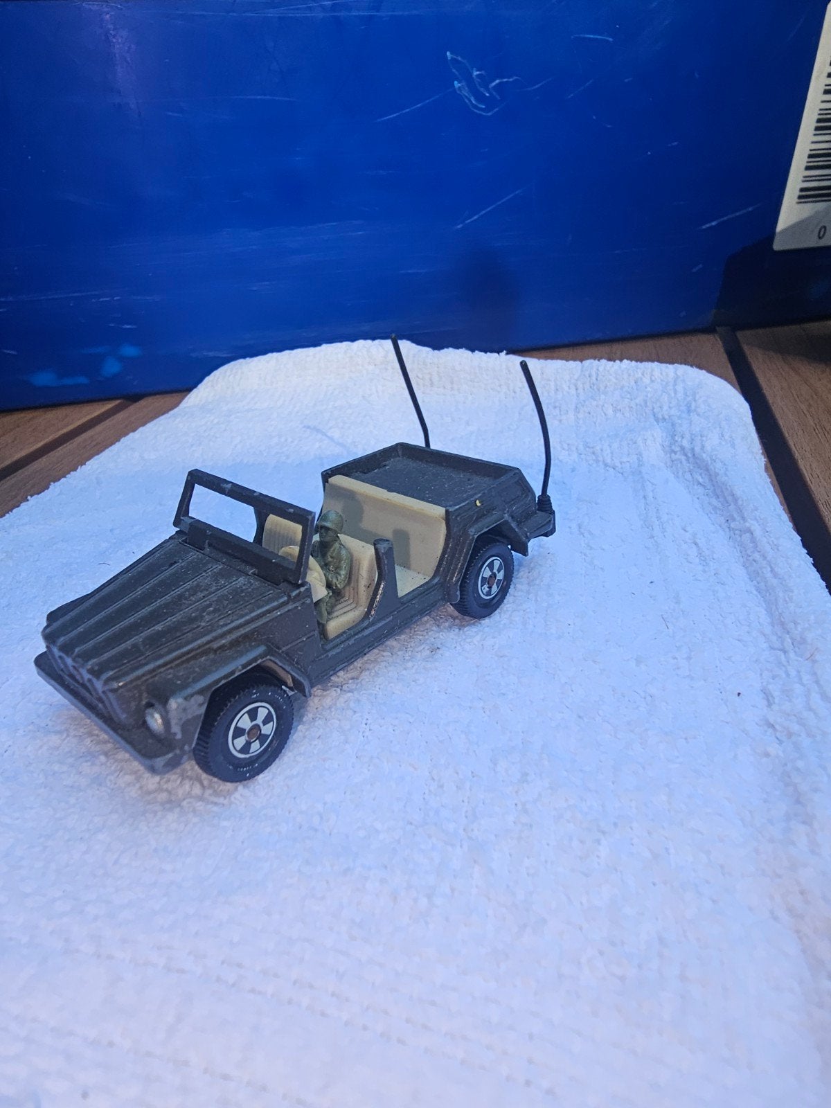 Vintage Matchbox VW Kübelwagen (Type 181) Speelgoedauto, Ophalen of Verzenden, Gebruikt