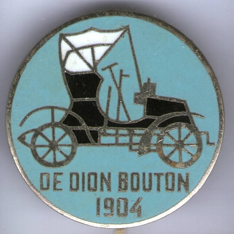 De Dion Bouton 1905 blauw email auto speldje ( D_120), Ophalen of Verzenden, Zo goed als nieuw, Transport, Speldje of Pin