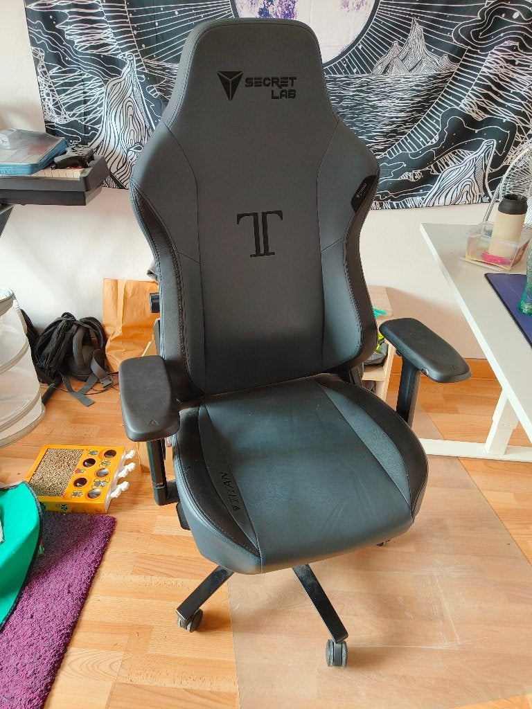 Secretlab Titan 2020 Ash - Bureaustoel / Gamestoel, Huis en Inrichting, Bureaustoelen, Ophalen, Gaming bureaustoel, Gebruikt, Zwart