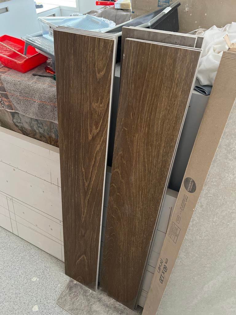 Vloertegels - Houtlook - 120x20 cm, Ophalen, Steen of Klei, 50 tot 150 cm, Overige typen