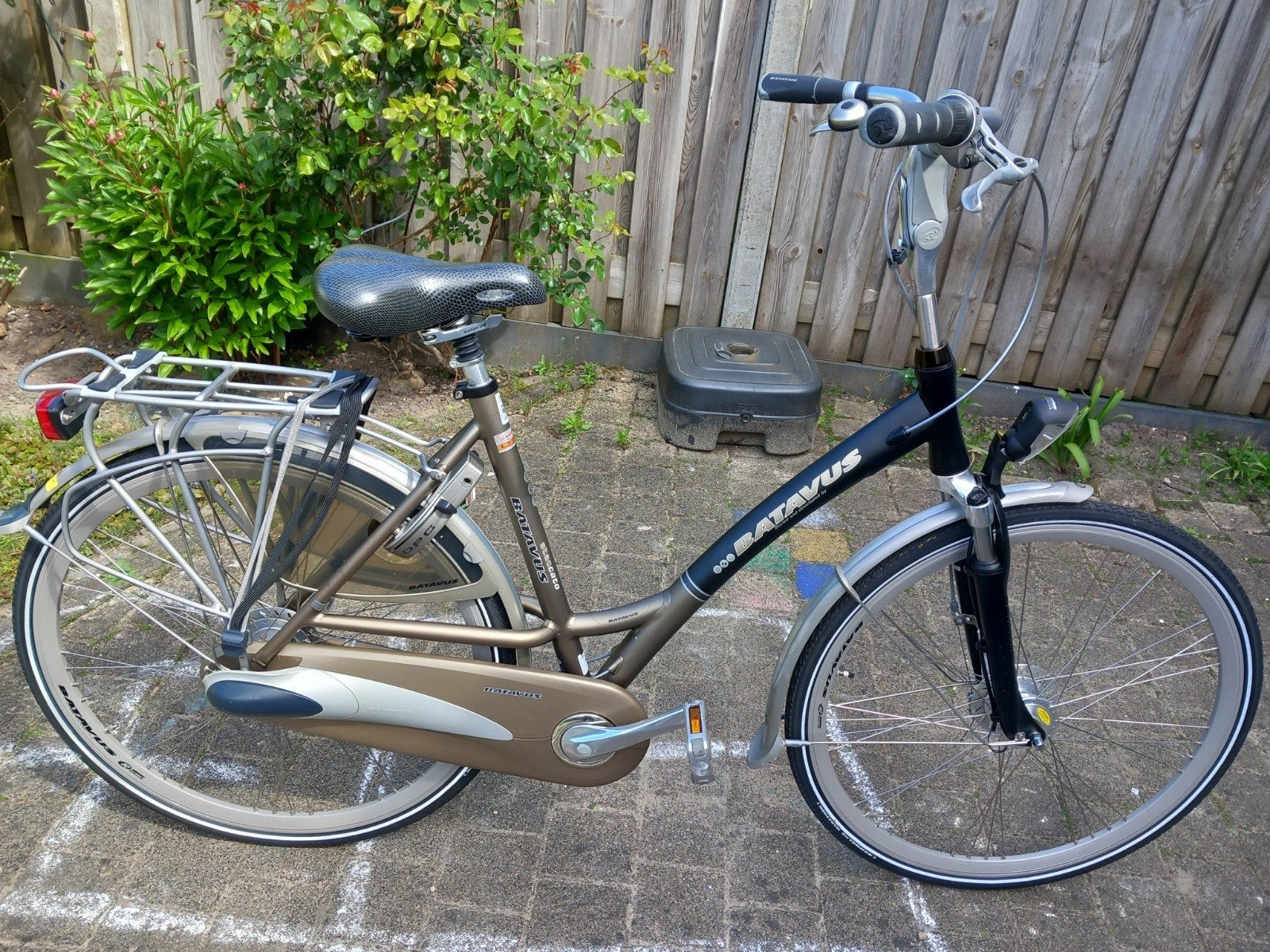 Batavus damesfiets met lage instap, Velgrem, Batavus, Versnellingen, Ophalen of Verzenden