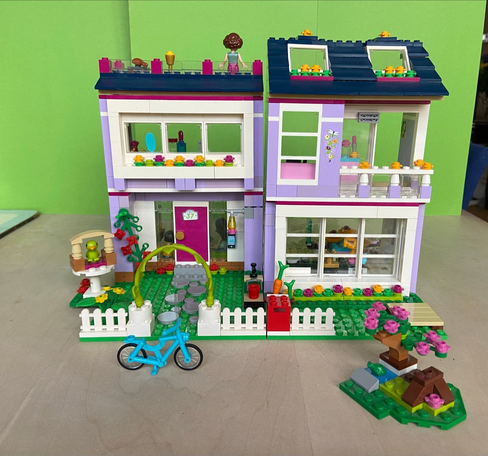 LEGO Friends Emma’s Huis 41095 - Compleet & Netjes, Kinderen en Baby's, Speelgoed | Duplo en Lego, Ophalen of Verzenden, Zo goed als nieuw