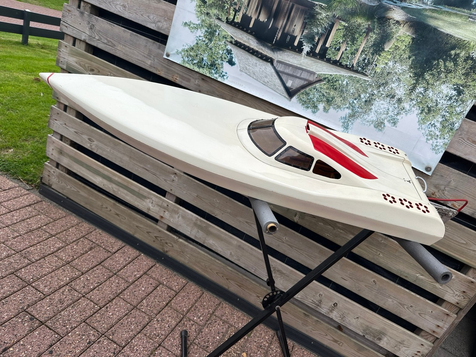 Rc boot powerboot powerboat romp, Ophalen, Gebruikt, 1:32 tot 1:50