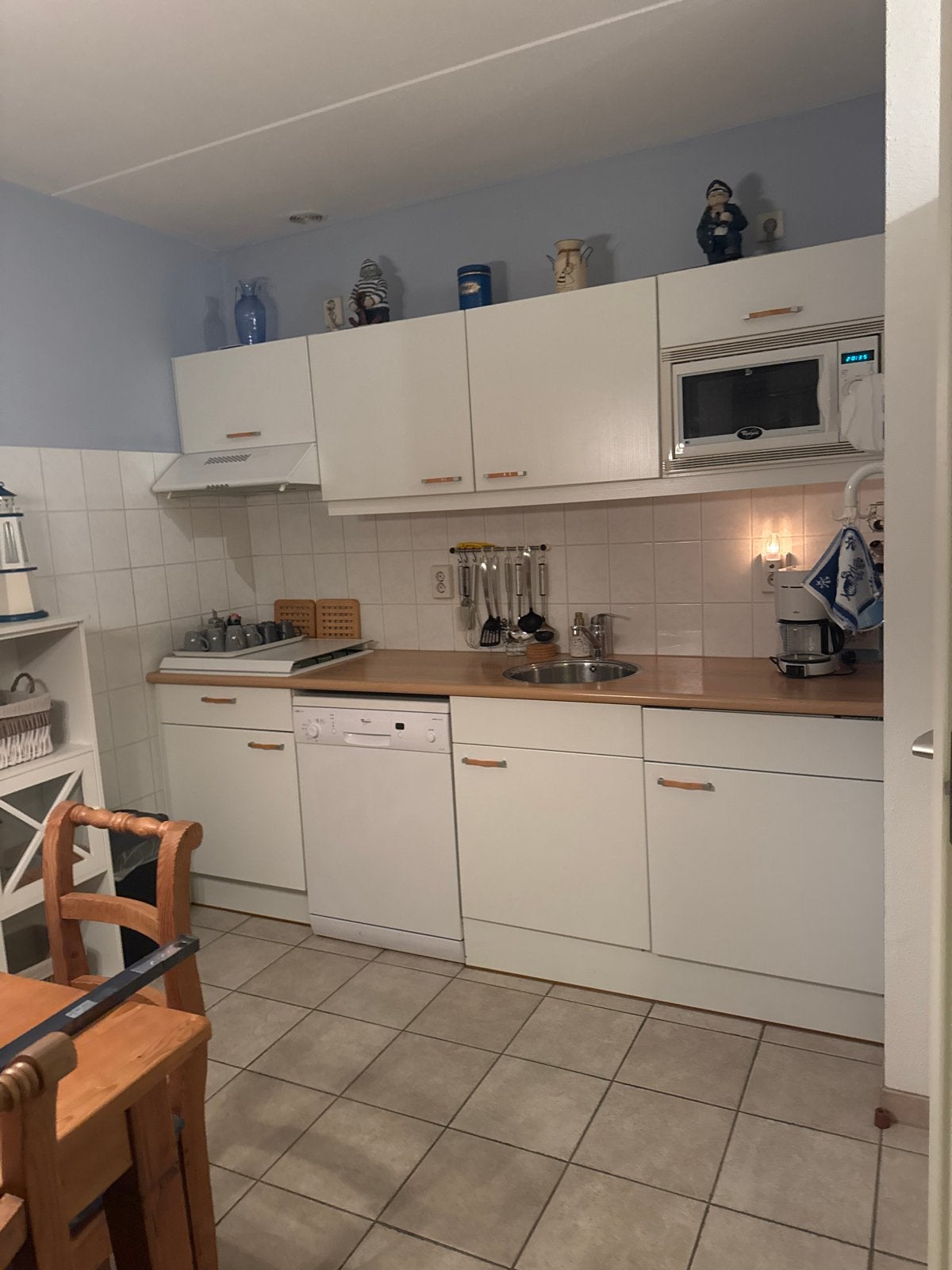 Keuken gratis ophalen - Compleet met apparatuur, Ophalen, Gebruikt, Wit, Enkelwandige keuken