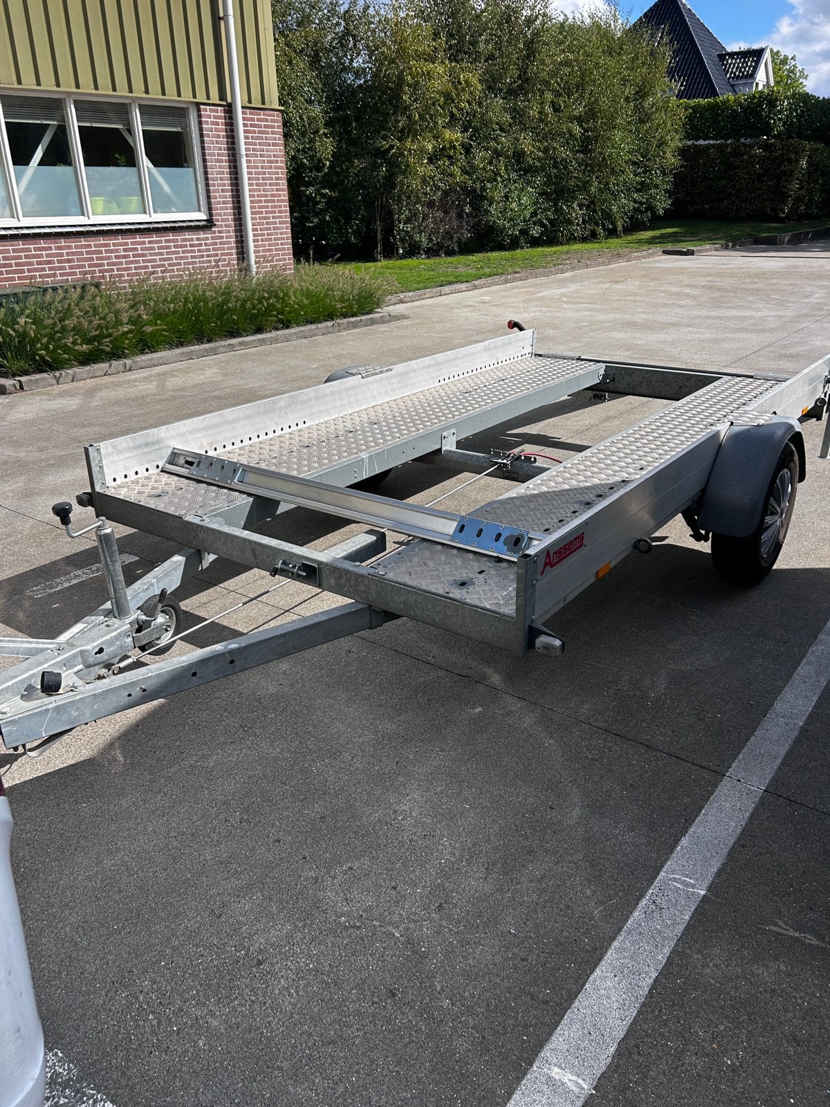 Anssems AMT 1300 ECO autotransporter - 1300 kg, Auto diversen, Aanhangers en Bagagewagens, Ophalen, Zo goed als nieuw