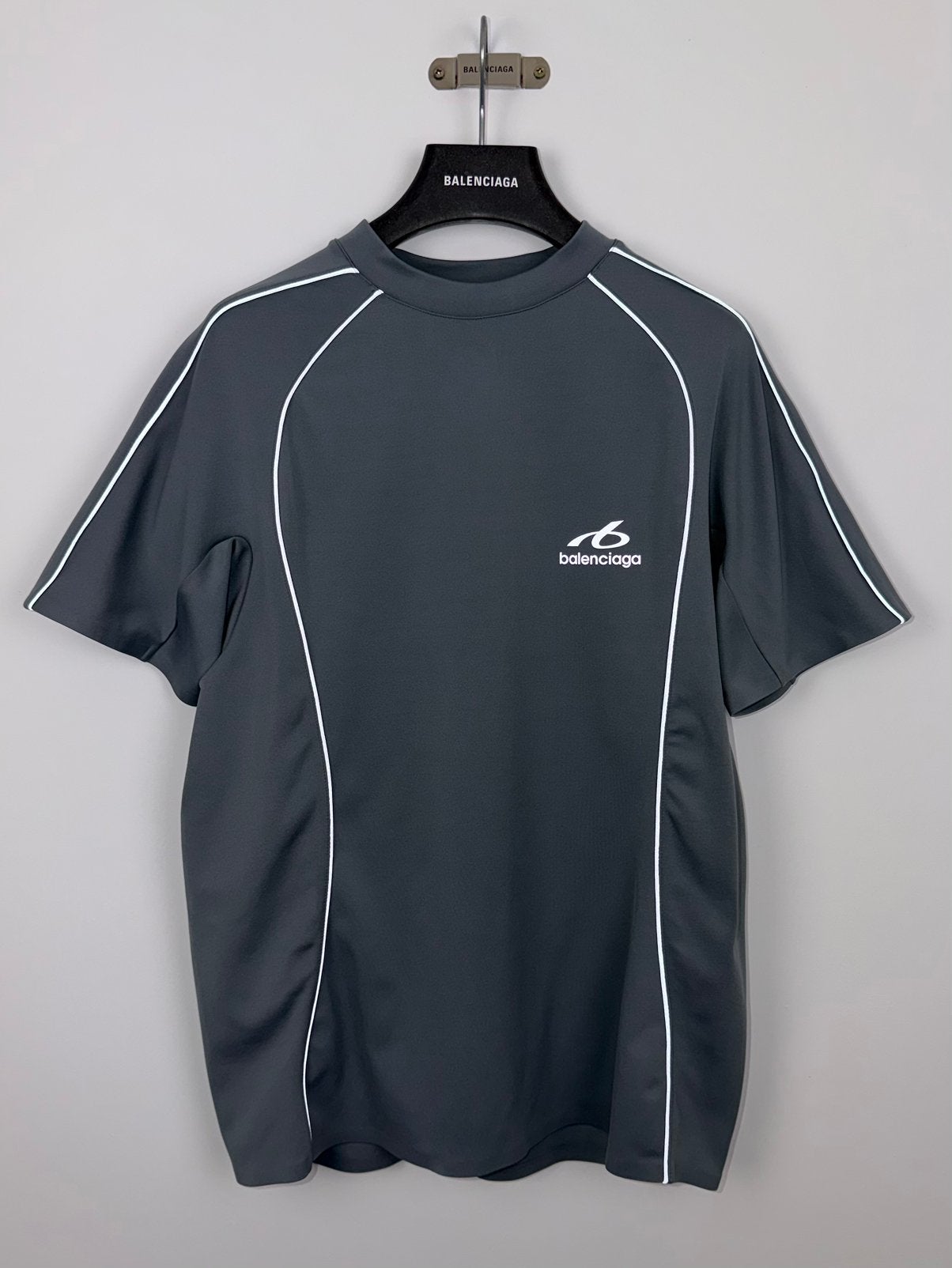 Unreleased Balenciaga Techwear T-Shirt Grijs Grey Maat M, Maat 48/50 (M), Nieuw, Ophalen of Verzenden, Grijs