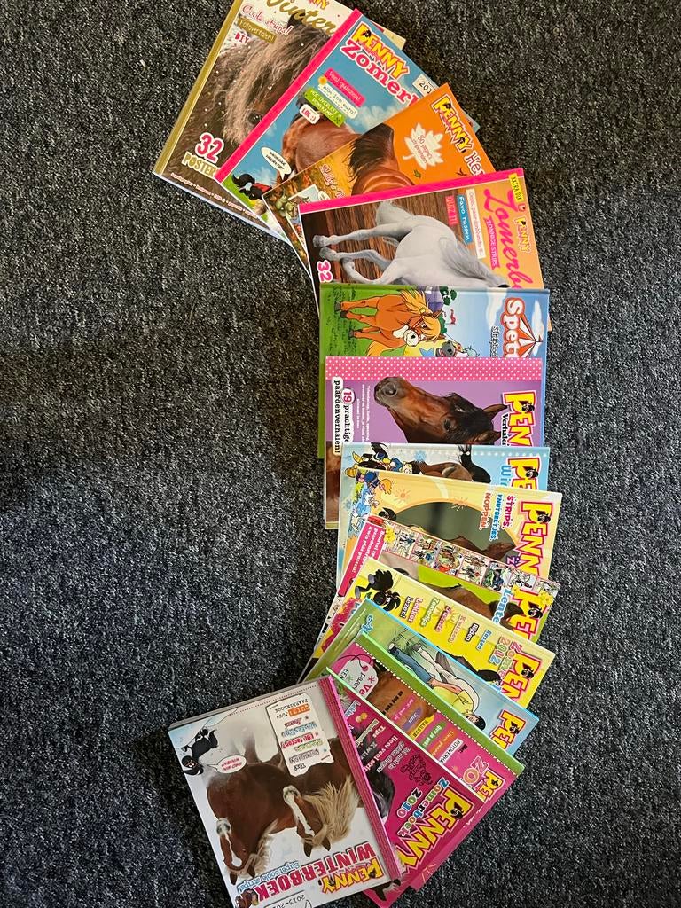 13 Penny tijdschriften (paarden) en 1 spetter boekje, Boeken, Tijdschriften en Kranten, Gelezen, Overige typen, Ophalen of Verzenden