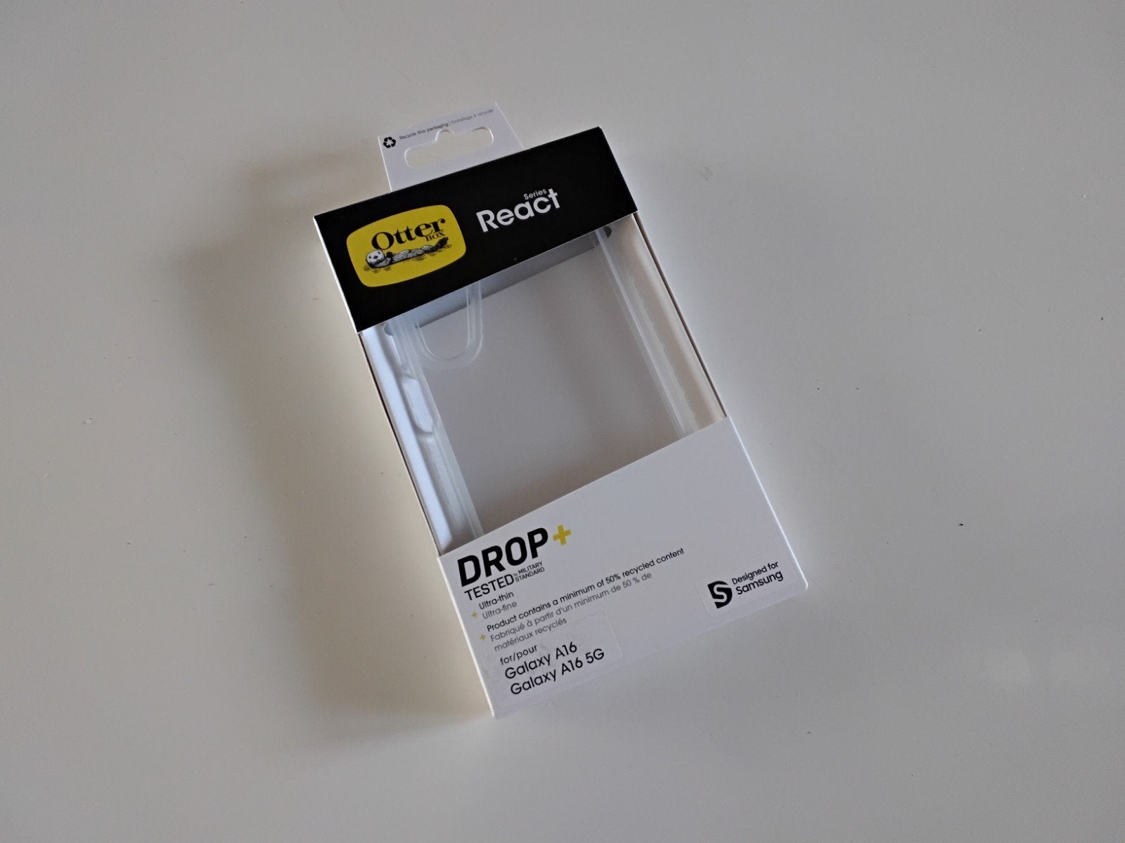 Backcover Samsung A16, Otterbox, transparant, Ophalen of Verzenden, Nieuw, Overige modellen, Frontje of Cover