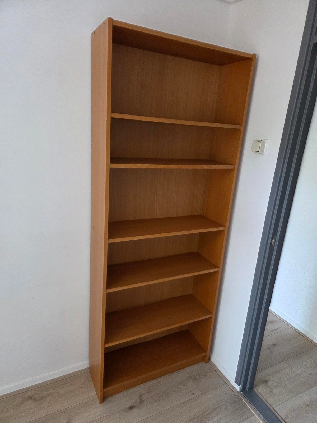 Houten Boekenkast met 6 Planken (ikea billy ?), Ophalen, Met plank(en), Gebruikt, 200 cm of meer