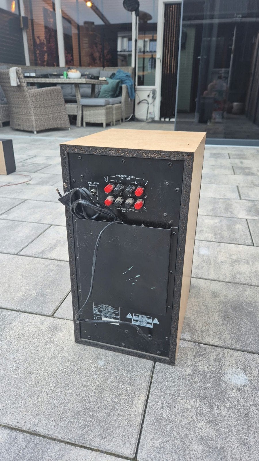 Pioneer S-W80S Subwoofer - Krachtig en Groot Model