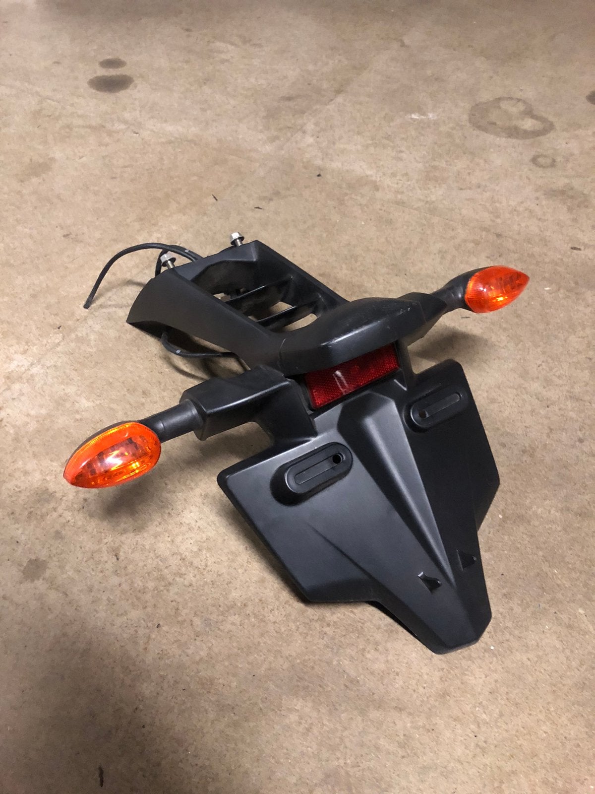 Yamaha FZ8-N 2010-2015 Kentekenplaathouder met knipperlicht, Gebruikt, ., Ophalen of Verzenden, .