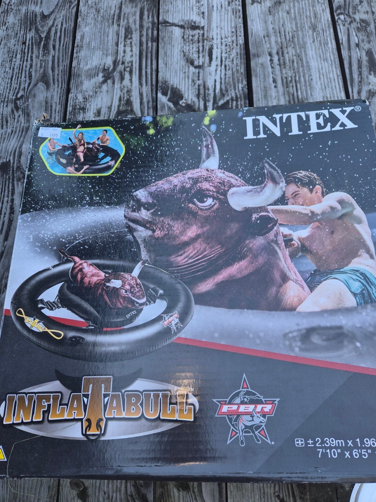 Intex Inflatabull Opblaasbare Rodeostier voor Zwembad, Ophalen of Verzenden, Zo goed als nieuw
