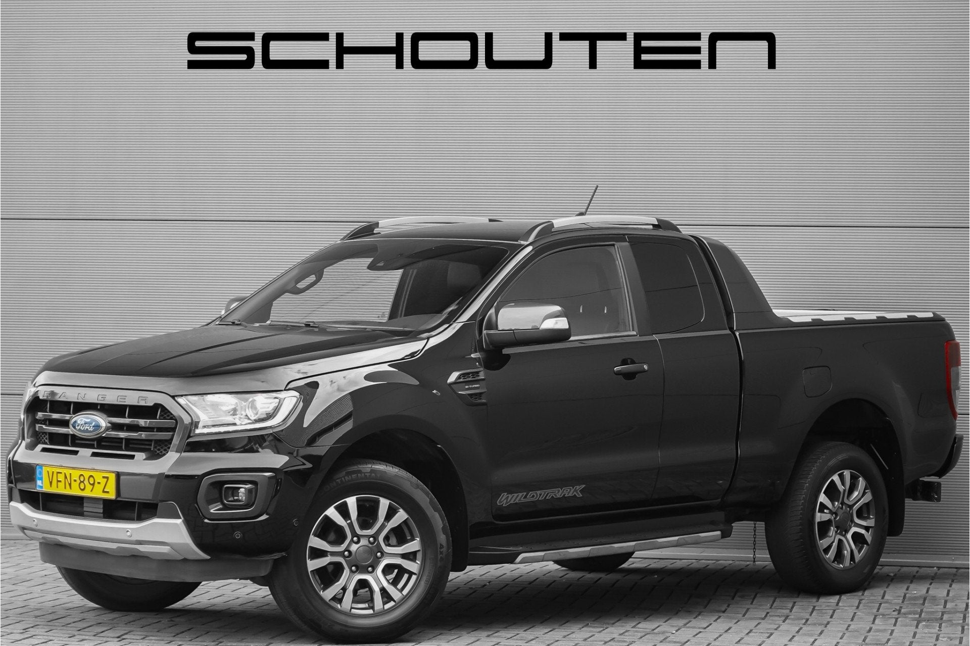 Ford Ranger 2.0 EcoBlue Wildtrak Supercab CarPlay Trekhaak, Auto's, 4 cilinders, Met garantie (alle), Leder en Stof, Zwart