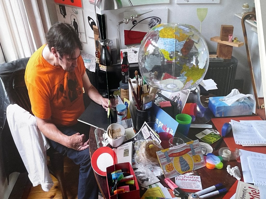 De woorden staan niet op hun juiste plaats. René Daniëls, Boeken, Ophalen of Verzenden, Zo goed als nieuw, Schilder- en Tekenkunst