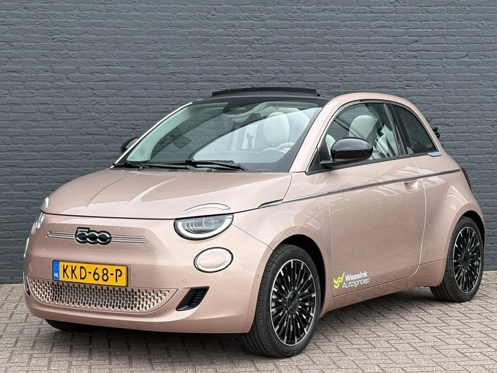 Fiat 500C La Prima 42 kWh WLTP 320km Range | Cabrio | Cruise, Auto's, Fiat, Automaat, Gebruikt, 118 pk, Cabriolet