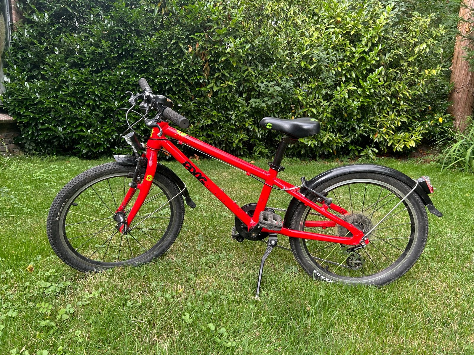 Frog kinderfiets 52 - Nieuwe ketting + versnellingskabel, Fietsen en Brommers, Ophalen, Gebruikt, Velgrem, 20 inch of meer