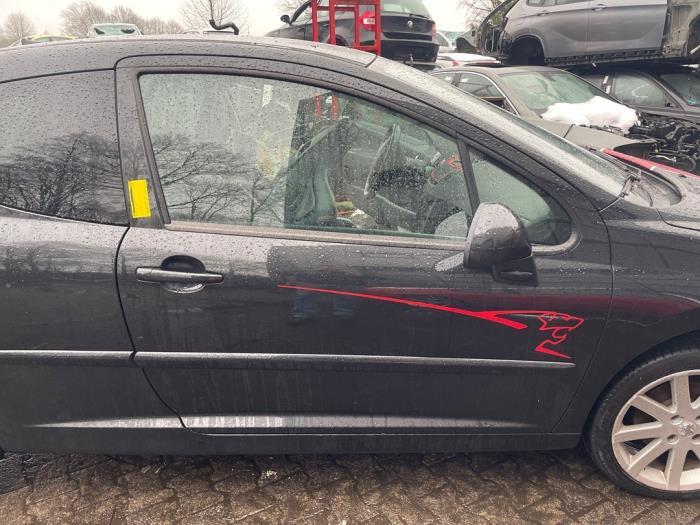 Portier 2Deurs rechts van een Peugeot 207 (EXLD), Auto-onderdelen, Carrosserie en Plaatwerk, Deur, Peugeot, Gebruikt, 3 maanden garantie
