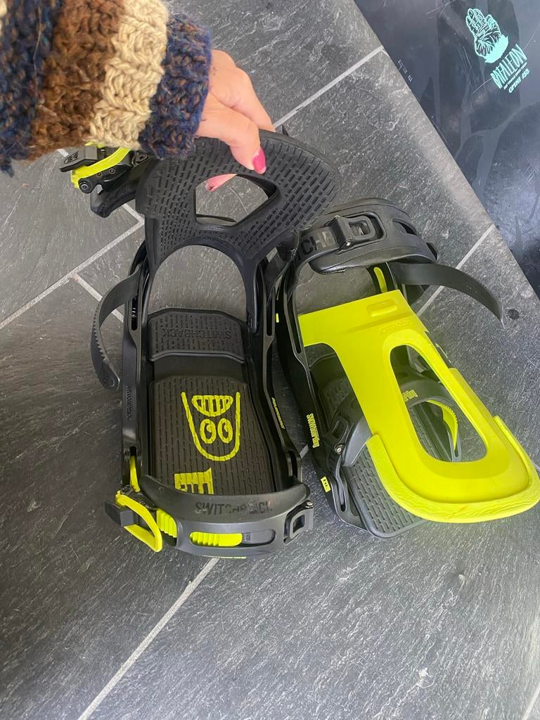 Switchback snowboard bindingen, Ophalen of Verzenden, Zo goed als nieuw, Bindingen