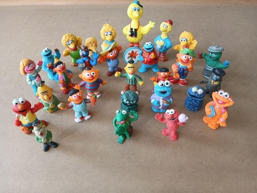 sesamstraat, Kinderen en Baby's, Speelgoed | Knuffels en Pluche, Ophalen, Gebruikt, Overige typen, Klein (minder dan 20 cm)