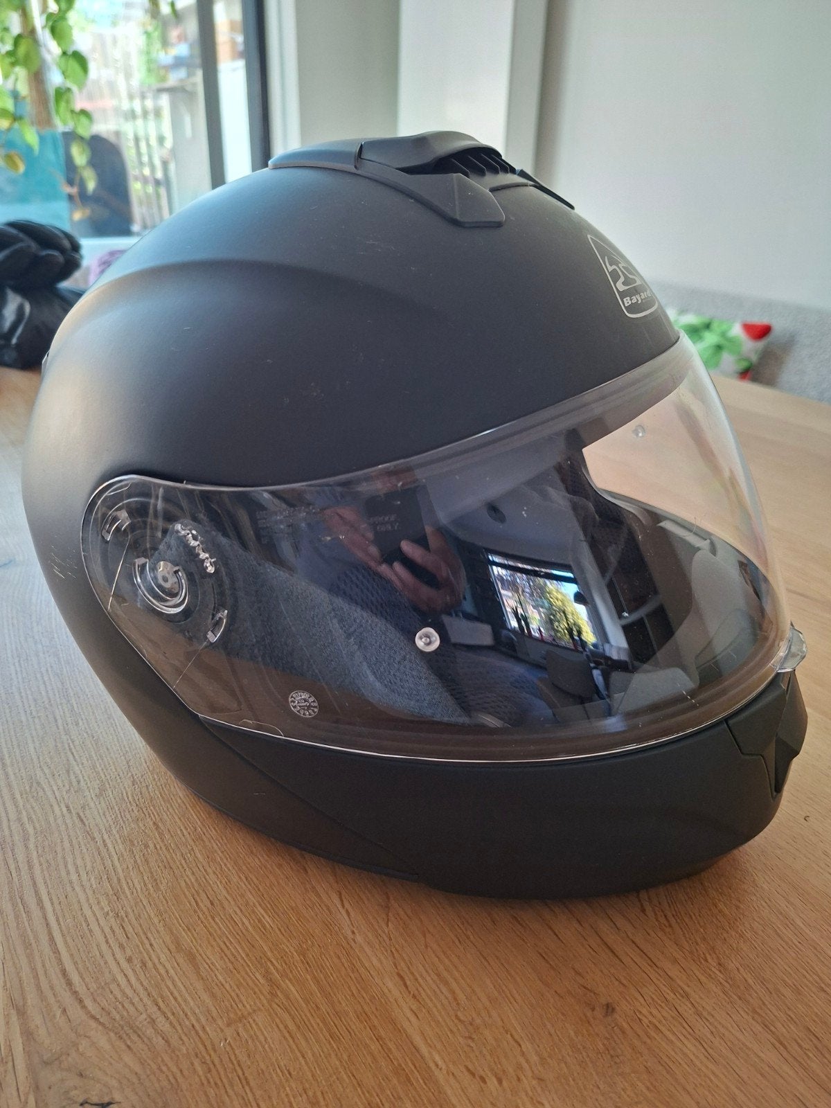 Bayard motorhelm, bijna 5 jaar oud, goede staat, Systeemhelm, Dames, L, Tweedehands