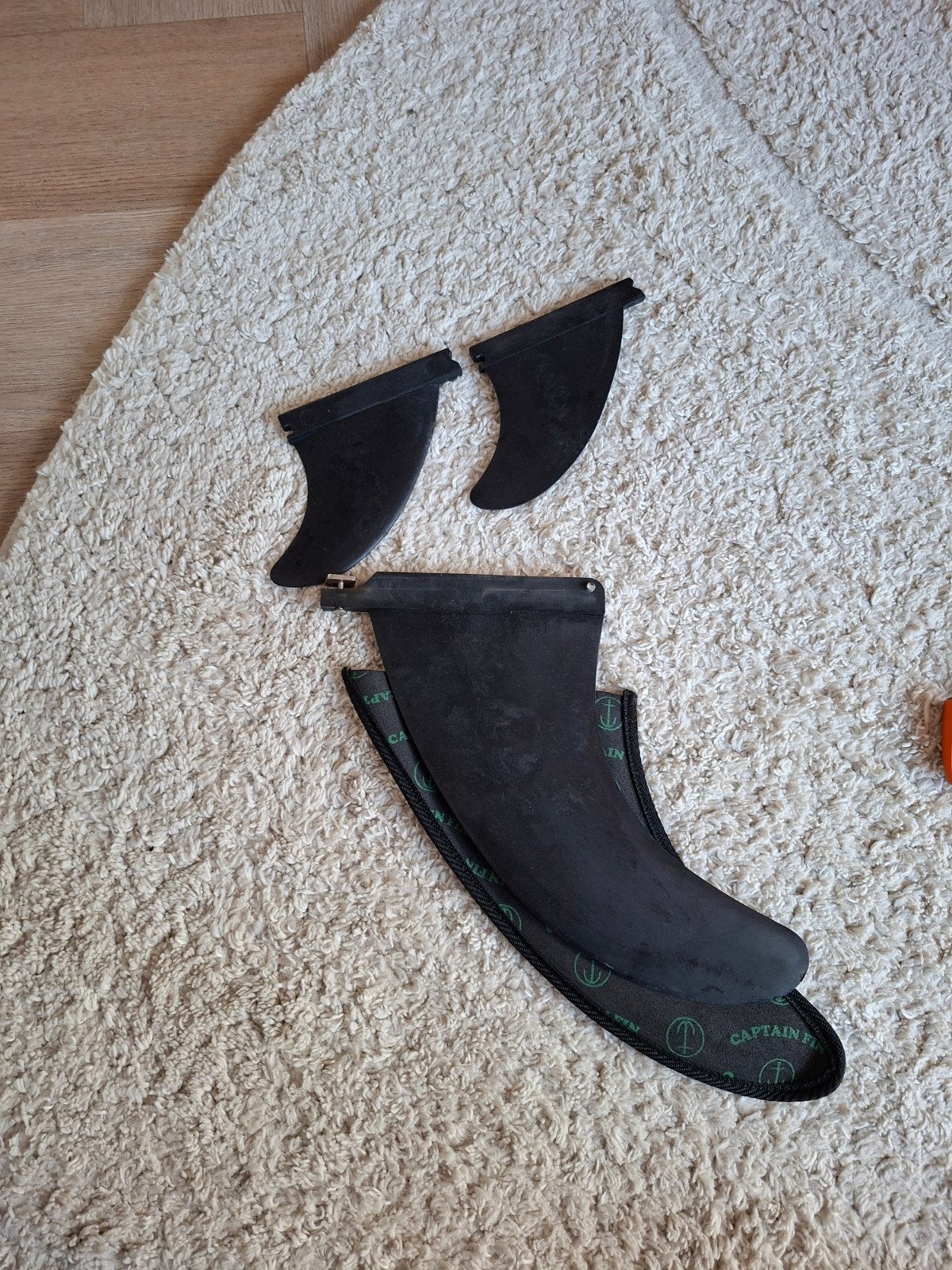 Torq vinnen set: 8" single fin en Futures side bites, Watersport en Boten, Ophalen of Verzenden, Zo goed als nieuw, Longboard