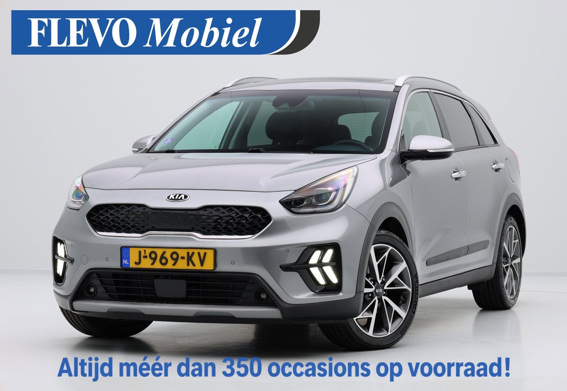 Kia Niro 1.6 GDi Hybrid ExecutiveLine Aut. Pano|Stoelverw/Ko, Auto's, Dealer onderhouden, Gebruikt, Euro 6, Leder en Stof