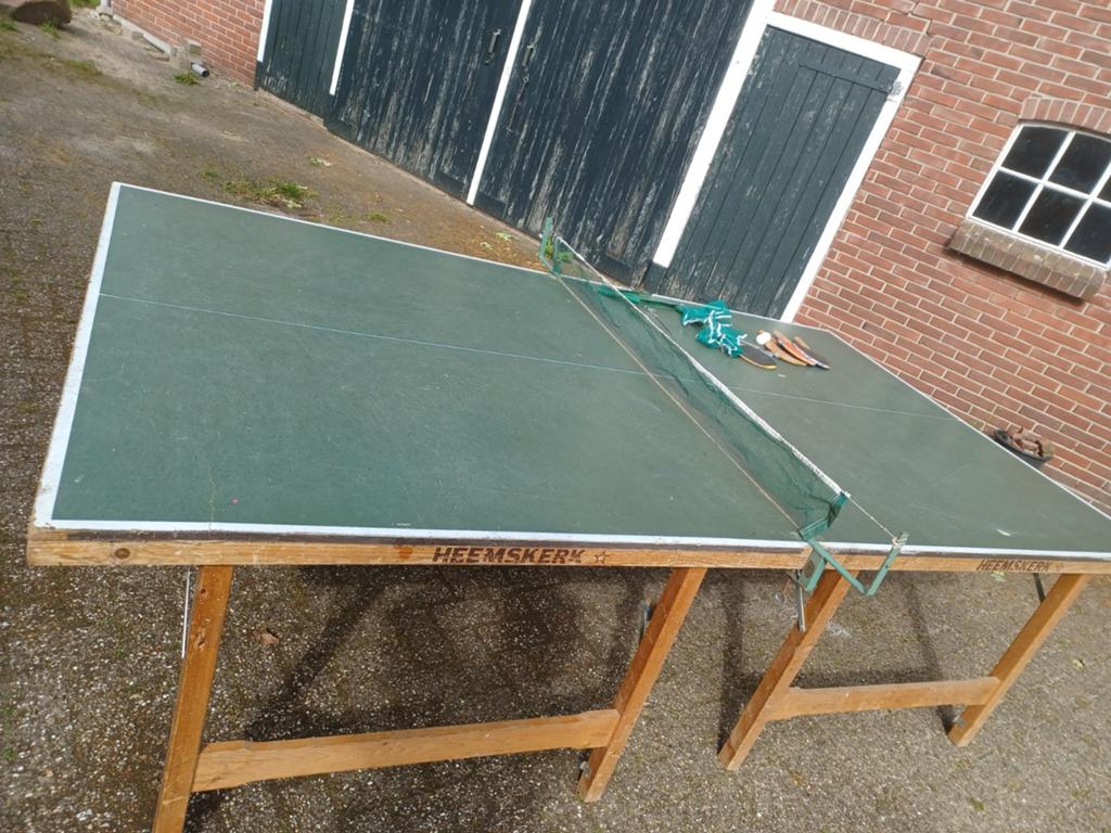 Tafeltennistafel, Sport en Fitness, Tafeltennis, Ophalen, Gebruikt, Tafel Indoor