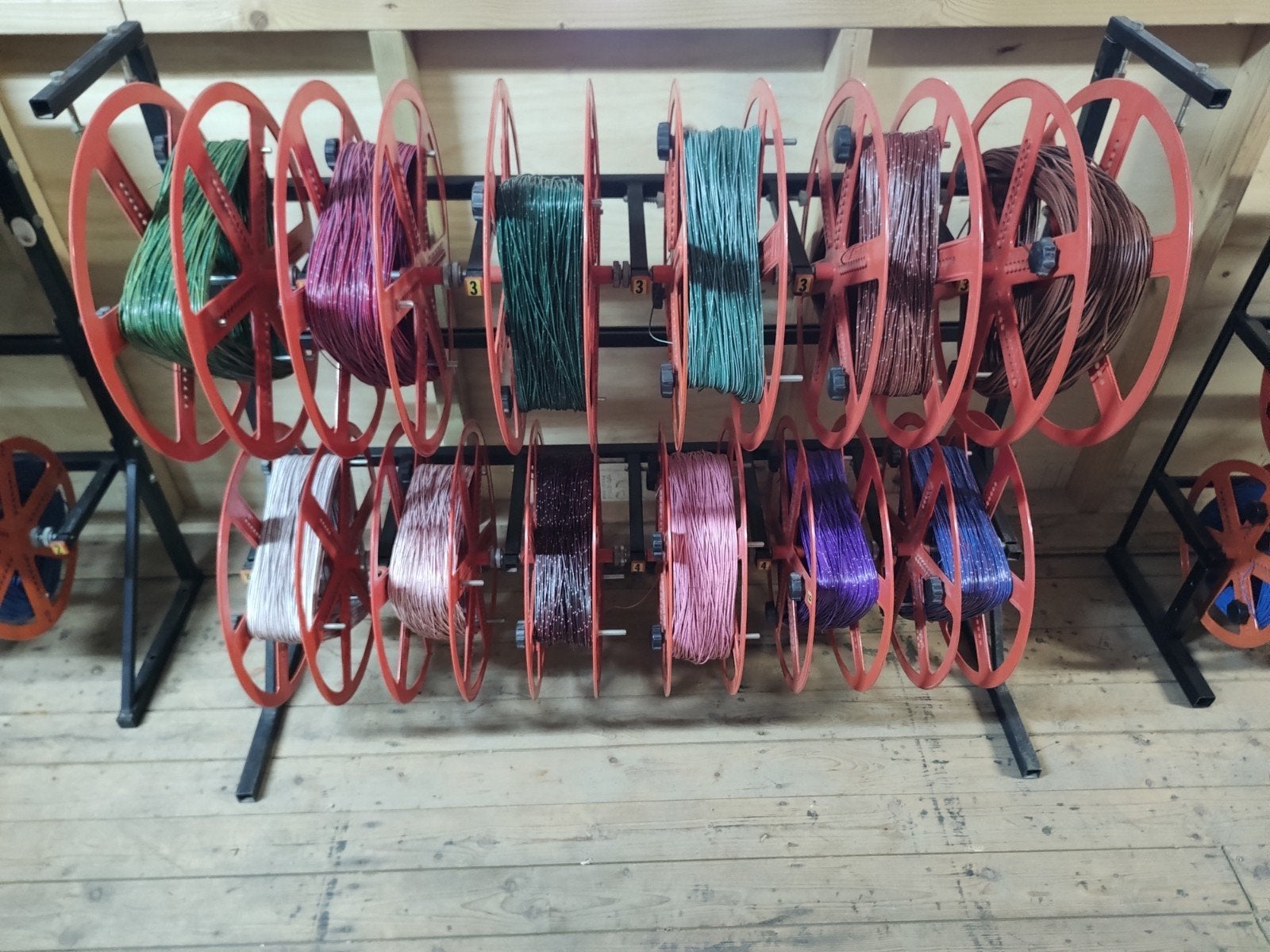 Kabels 1,25 mm2 compleet rek 2400 meter, Ophalen, Nieuw