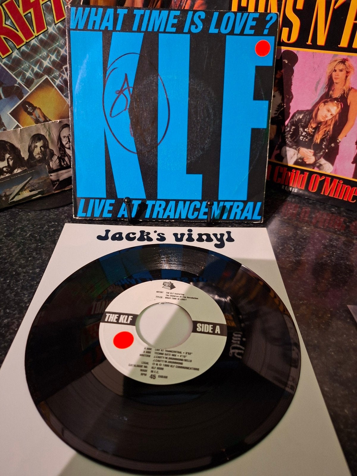 The KLF - What Time Is Love? (7 inch vinyl single)1990/1, Gebruikt, 7 inch, Ophalen of Verzenden, Fotohoes