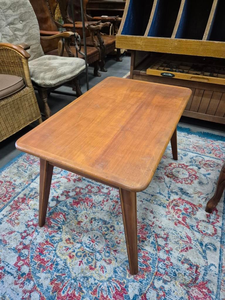 Scandinavisch design vintage houten salontafel, Ophalen