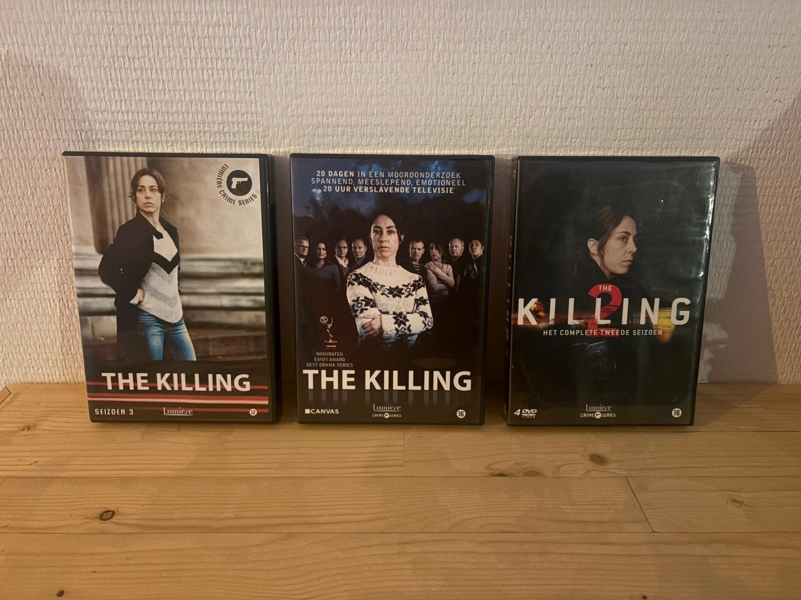 The Killing seizoen 1, 2 en 3 Lumiere, Cd's en Dvd's, Vanaf 12 jaar, Ophalen of Verzenden, Zo goed als nieuw, Thriller