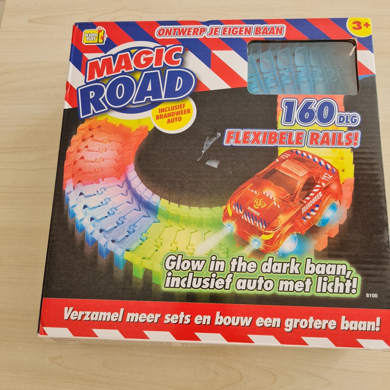 Racebaan Magic Road Glow in the Dark, Ophalen of Verzenden