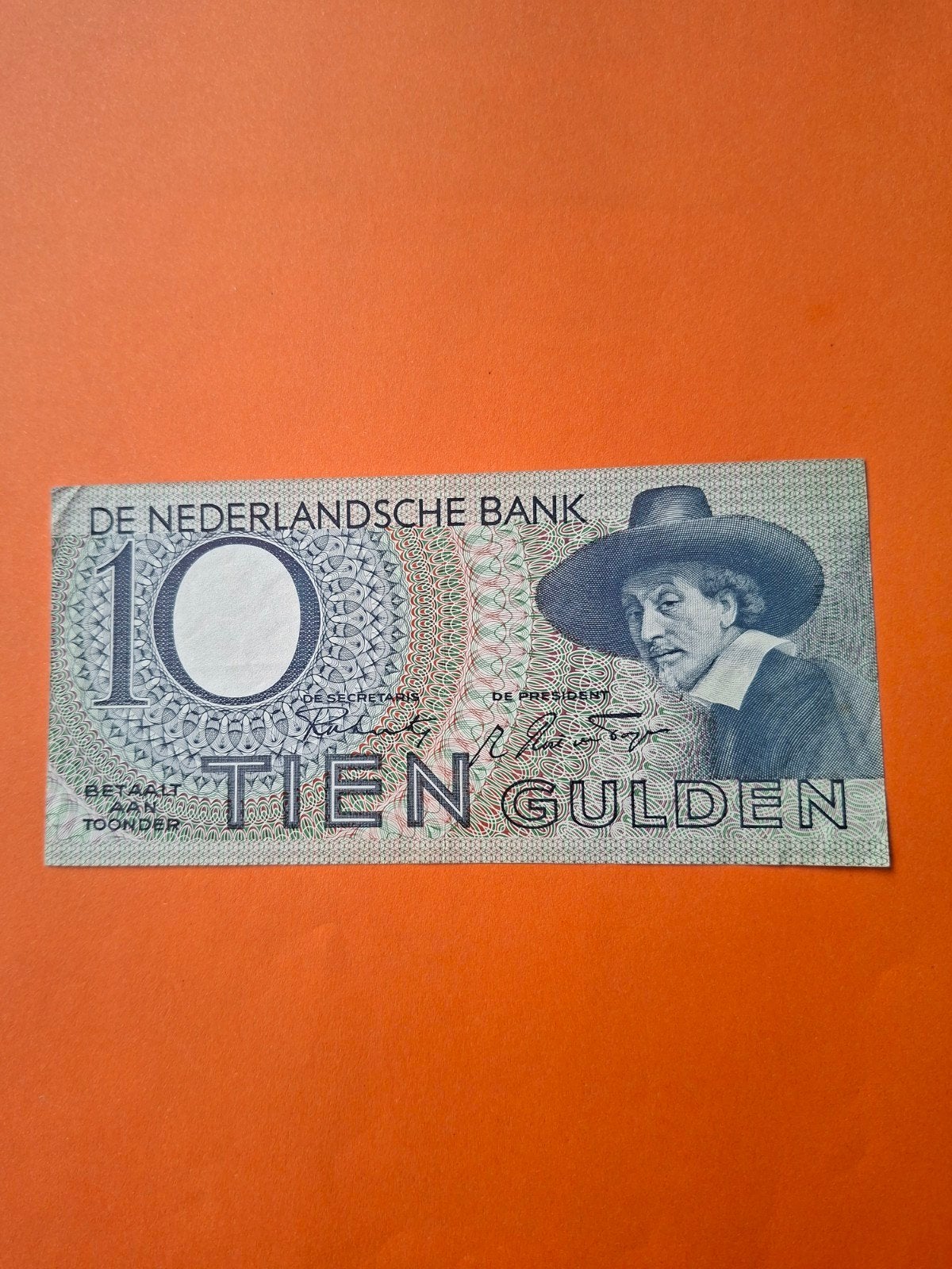 10 gulden Staalmeester uit 1944 in PR+, Ophalen of Verzenden, 10 gulden, Los biljet
