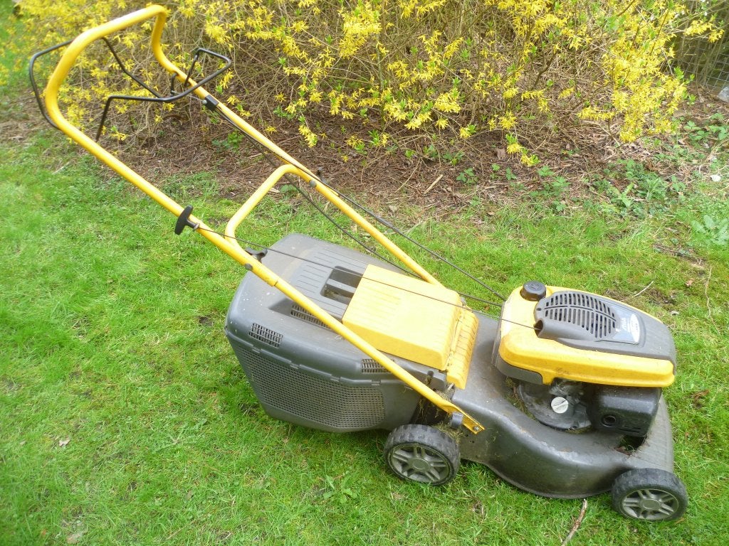Stiga Collector 46 SH - benzine grasmaaier (voor onderdelen), Ophalen, Cirkelmaaier, Gebruikt, Stiga