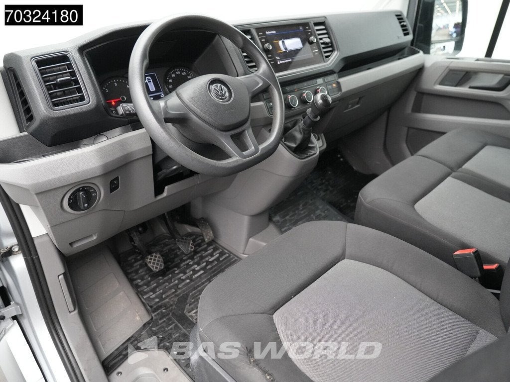 Volkswagen Crafter 140pk L3H3 Trekhaak Navi Airco Cruise Cam, Stof, Gebruikt, Euro 6, 4 cilinders