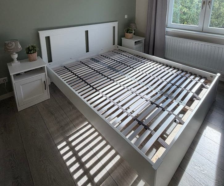 Tweepersoonsbed met opbergruimte - Songesand Ikea