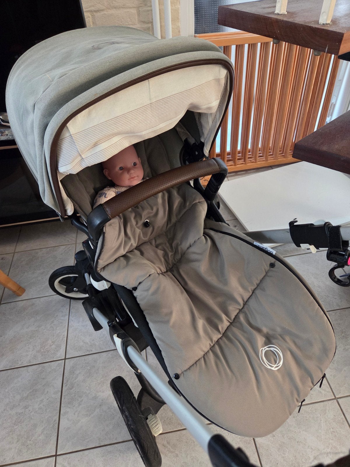 Bugaboo buffaloo kinderwagen/wandelwagen, Ophalen, Gebruikt, Bugaboo, Verstelbare duwstang