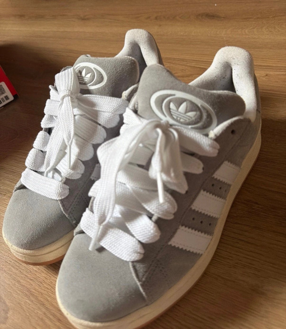Adidas campus grijs maat 38,5, Ophalen of Verzenden, Zo goed als nieuw, Grijs, Sneakers of Gympen