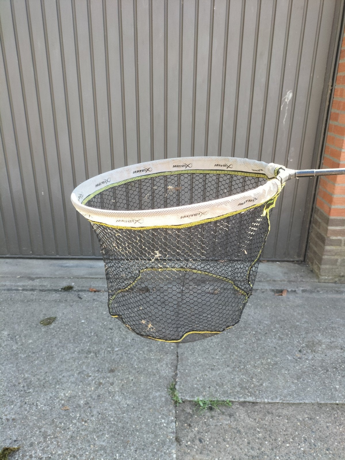 Schepnet, gebruikt maar in prima conditie. 3 meter lang!, Ophalen of Verzenden, Gebruikt, Net of Fuik