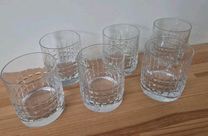 Nieuwe Luigi Bormioli glazen set - 6 stuks, Nieuw, Ophalen of Verzenden, Overige merken, Glas