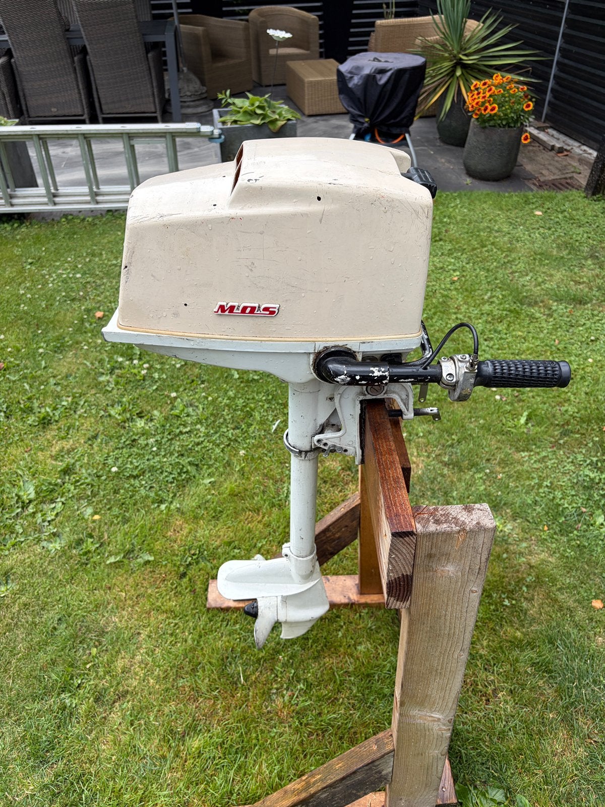 Tomos 4 pk 2 takt buitenboordmotor, Ophalen