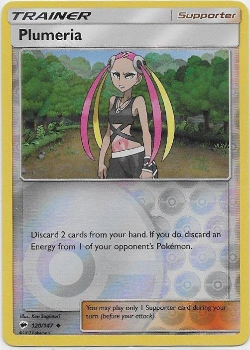 Burning Shadows,  Plumeria [reverse] 120/147, Verzenden, Nieuw, Losse kaart