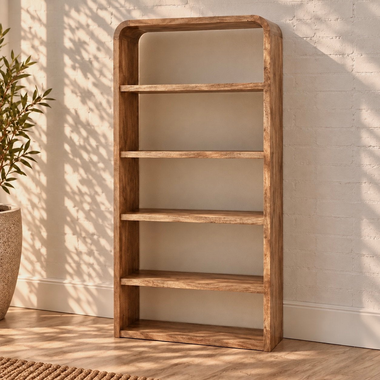 Magazijn Leegverkoop | Boekenkast Ibiza | Massief Hout, Huis en Inrichting, Met plank(en), Nieuw, Info@wkhome.nl, Argonweg 20-22 Amersfoort