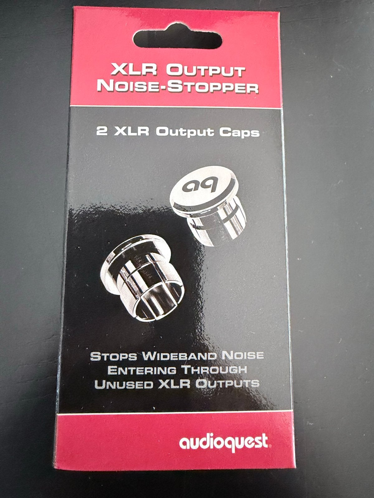 Audioquest XLR Output Noise-stoppers (2 stuks), Info@audioquest.nl, Nieuw, Minder dan 2 meter, The Quest Group