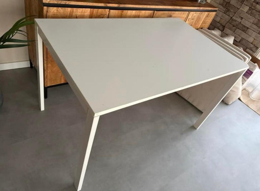 Ikea Melltorp tafel eettafel bureau wit, Huis en Inrichting, Tafels | Eettafels, Ophalen, Gebruikt, Overige materialen, 50 tot 100 cm