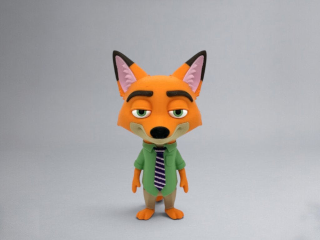 Nick Wilde v2 – Zootopia Figuur – 30 cm, Ophalen of Verzenden, Nieuw, Fantasy