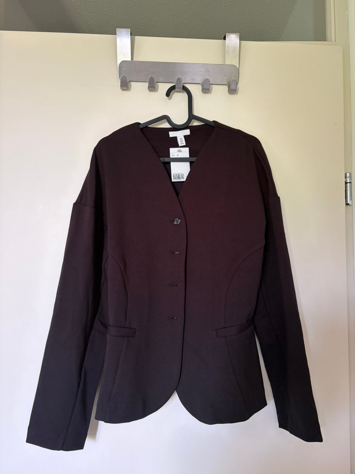 Nieuw peplum jasje / blazer / vest H&M collectie ‘26 maat M, Ophalen of Verzenden, Nieuw, Maat 38/40 (M), Zwart