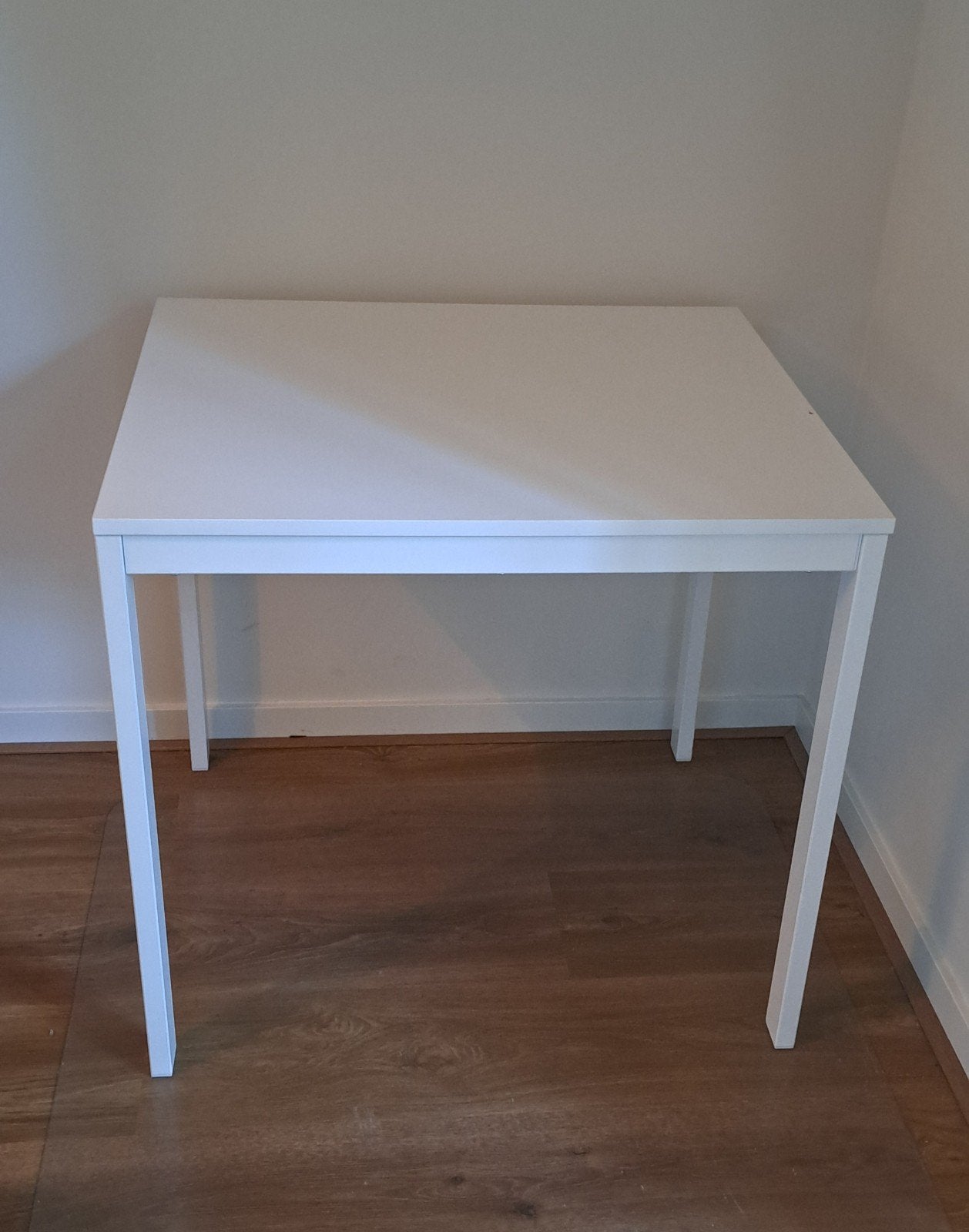 Uitschuifbare eettafel, Huis en Inrichting, Tafels | Eettafels, Ophalen, Gebruikt, 50 tot 100 cm, Vierkant