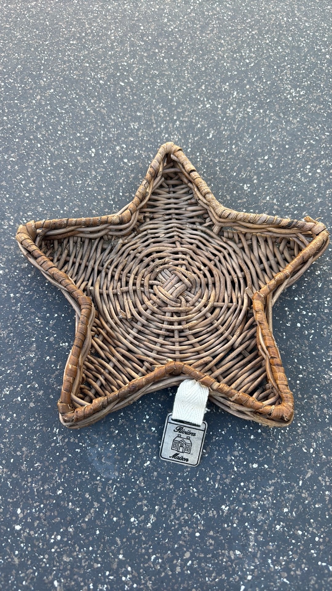 Riviera Maison rotan ster, nieuw!, Huis en Inrichting, Woonaccessoires | Overige, Nieuw, Ophalen of Verzenden, Landelijk, Natuurlijk materiaal